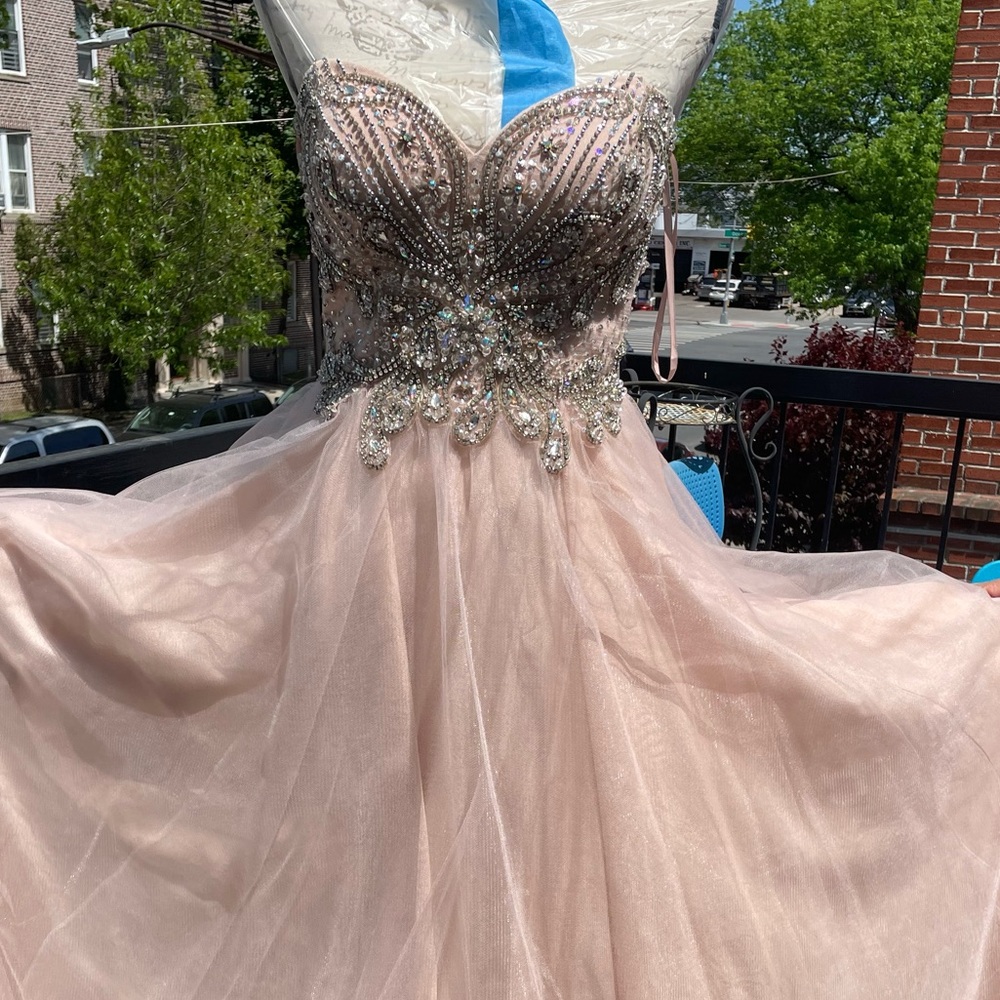 Strapless Corset Lace Dress